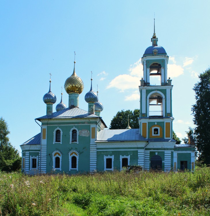 Деболовское. Церковь Сергия Радонежского. фасады