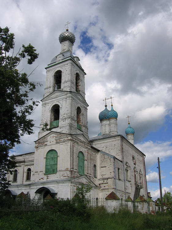 Скнятиново (Никольская с/а). Церковь Казанской иконы Божией Матери. фасады