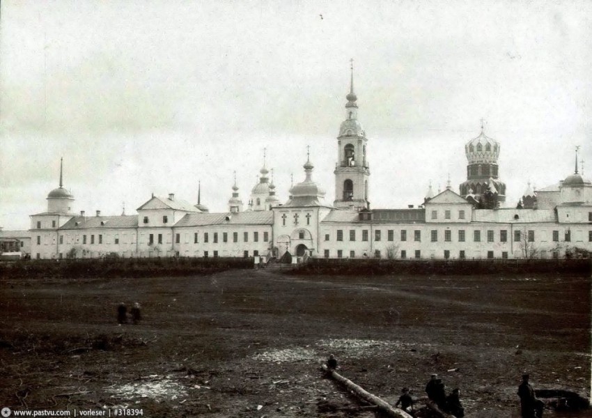 Николо-Бабаевский монастырь, Некрасовское (Некрасовский район, Ярославская область). архивная фотография, Фото с сайта  pastvu.ru Фото 1900-1917 гг.