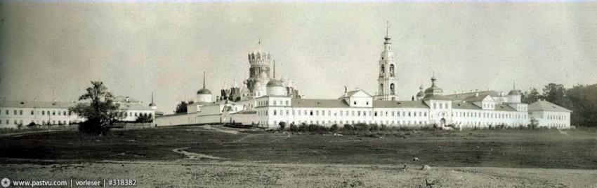 Николо-Бабаевский монастырь, Некрасовское (Некрасовский район, Ярославская область). архивная фотография, Фото с сайта  pastvu.ru Фото 1900-1917 гг.
