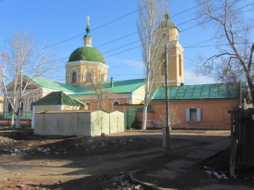 Астрахань. Церковь Иоанна Златоуста. фасады, вид с севера