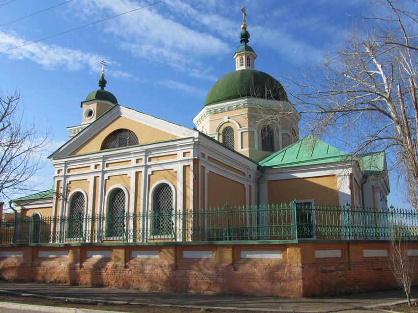 Астрахань. Церковь Иоанна Златоуста. фасады, вид с юго-востока