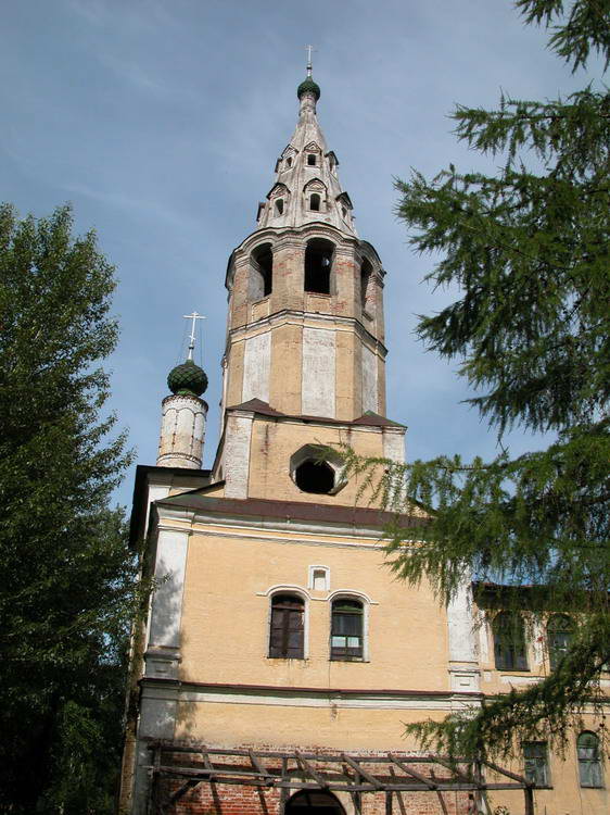 Церковь Спаса Нерукотворного Образа и Михаила Архангела (Спасо-Архангельская), Тутаев (Тутаевский район, Ярославская область). архитектурные детали, Колокольня