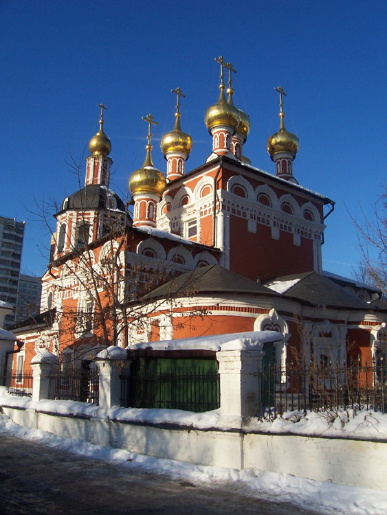 Измайлово. Церковь Рождества Христова в Измайлове. фасады, 		      