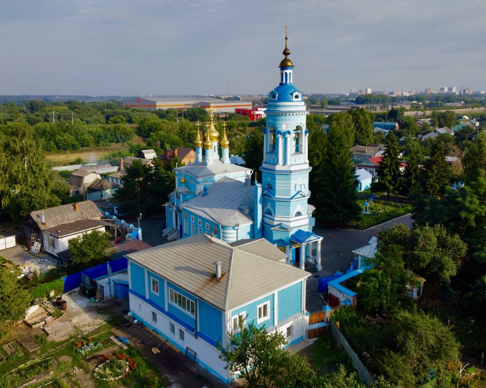 Коломна. Церковь Богоявления Господня. фасады, С высоты вид с СЗ 