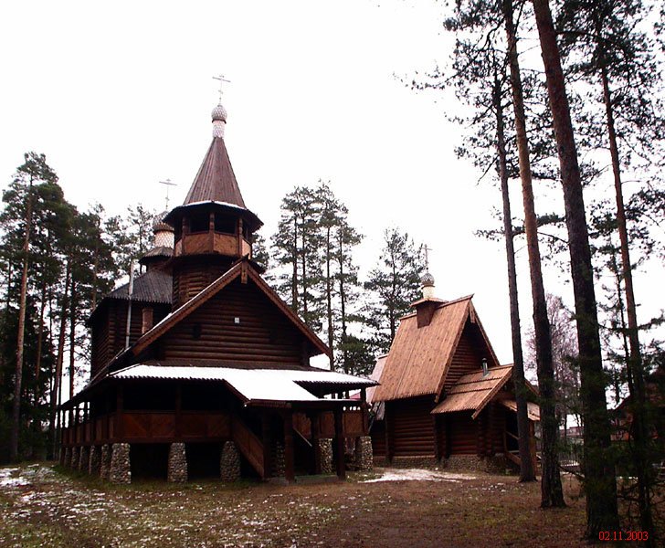 Церковь Троицы Живоначальной, Талицы (Переславский район и г. Переславль-Залесский, Ярославская область). общий вид в ландшафте