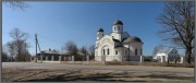 Церковь Казанской иконы Божией Матери (каменная), Панорама из 4 кадров<br>, Ламишино, Истринский городской округ и ЗАТО Восход, Московская область