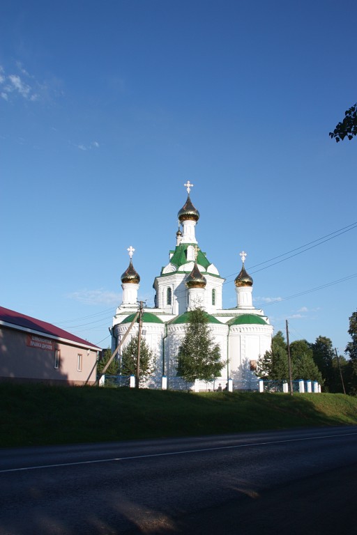 Церковь Троицы Живоначальной, Сысоево (Дмитровский городской округ, Московская область). общий вид в ландшафте