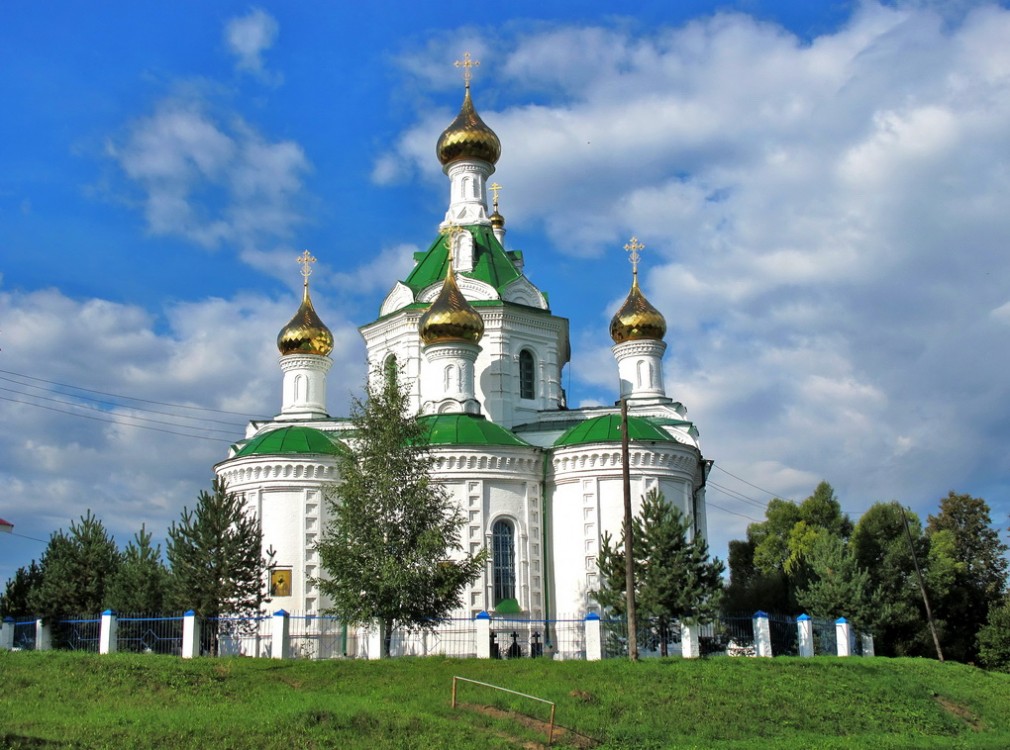 Церковь Троицы Живоначальной, Сысоево (Дмитровский городской округ, Московская область). фасады, Троицы Живоначальной церковь в Сысоево.