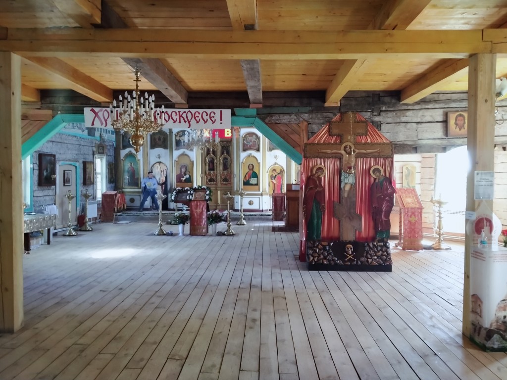 Церковь Казанской иконы Божией Матери в Сушкове, Луховицы (Луховицкий городской округ, Московская область). интерьер и убранство, общий вид интерьера
