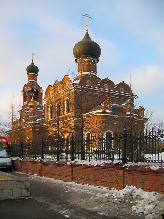 Покровское-Стрешнево. Церковь Спаса Преображения в Тушине. фасады