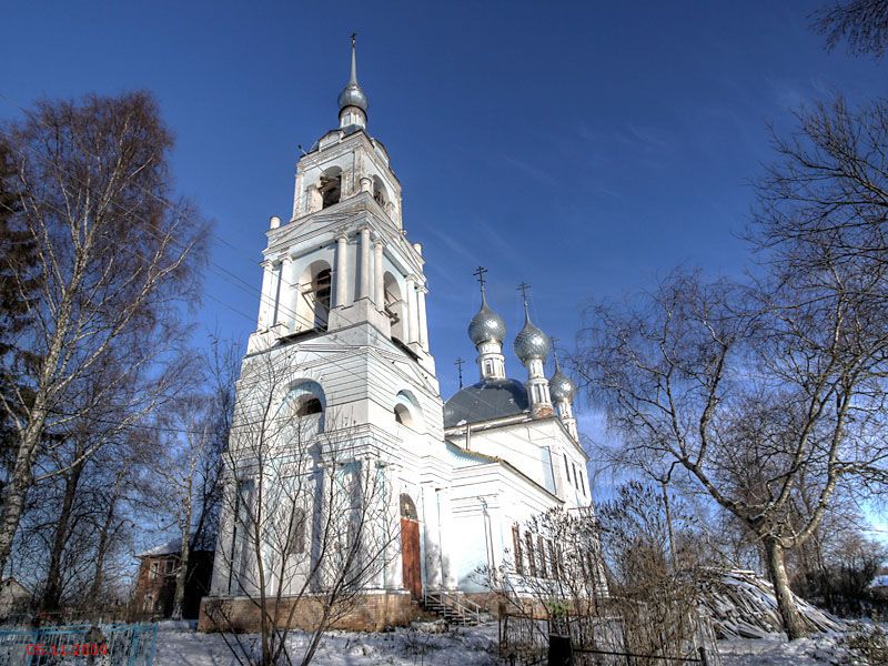 Церковь Владимирской иконы Божией Матери, Давыдово (Борисоглебский район, Ярославская область). фасады