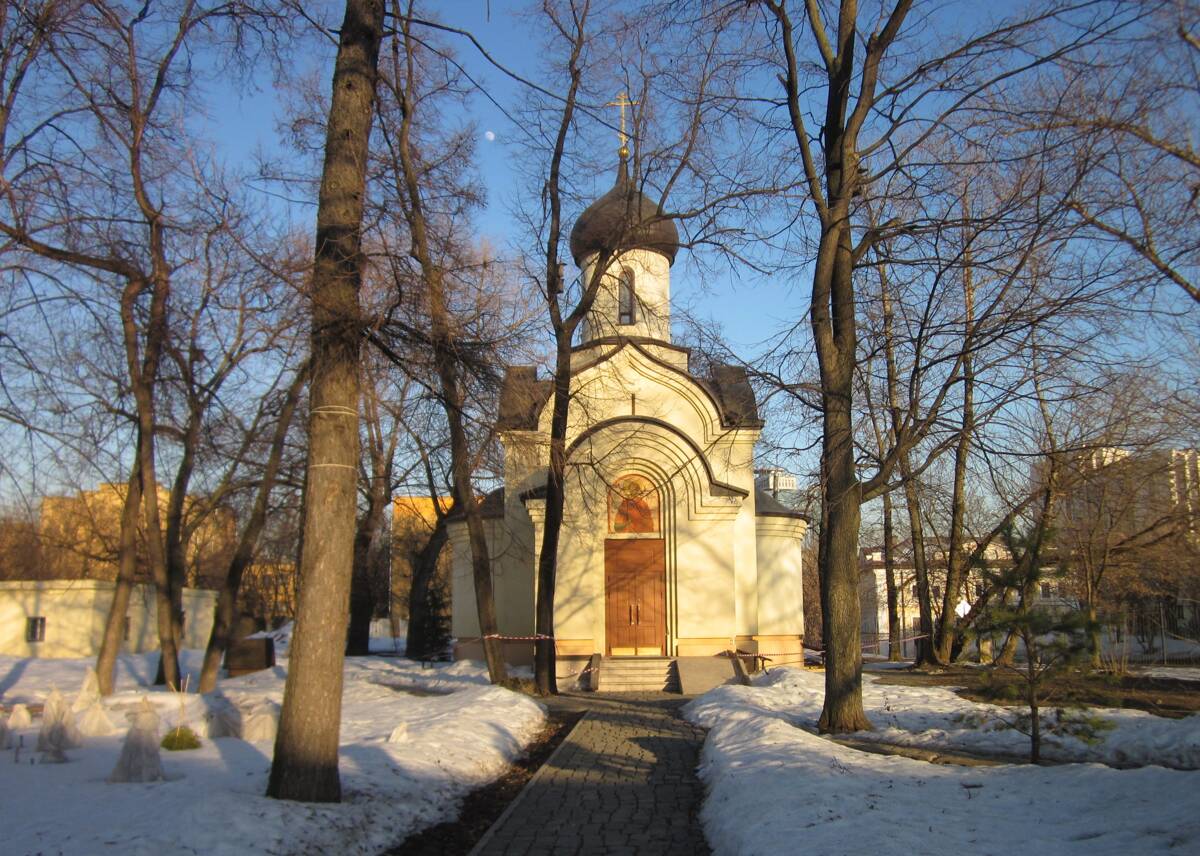 Церковь Димитрия Донского у Спасо-Андроникова монастыря, Таганский (Центральный административный округ (ЦАО), г. Москва). фасады, Западный фасад.