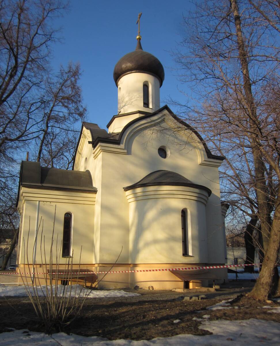 Таганский. Церковь Димитрия Донского у Спасо-Андроникова монастыря. фасады, Южный фасад