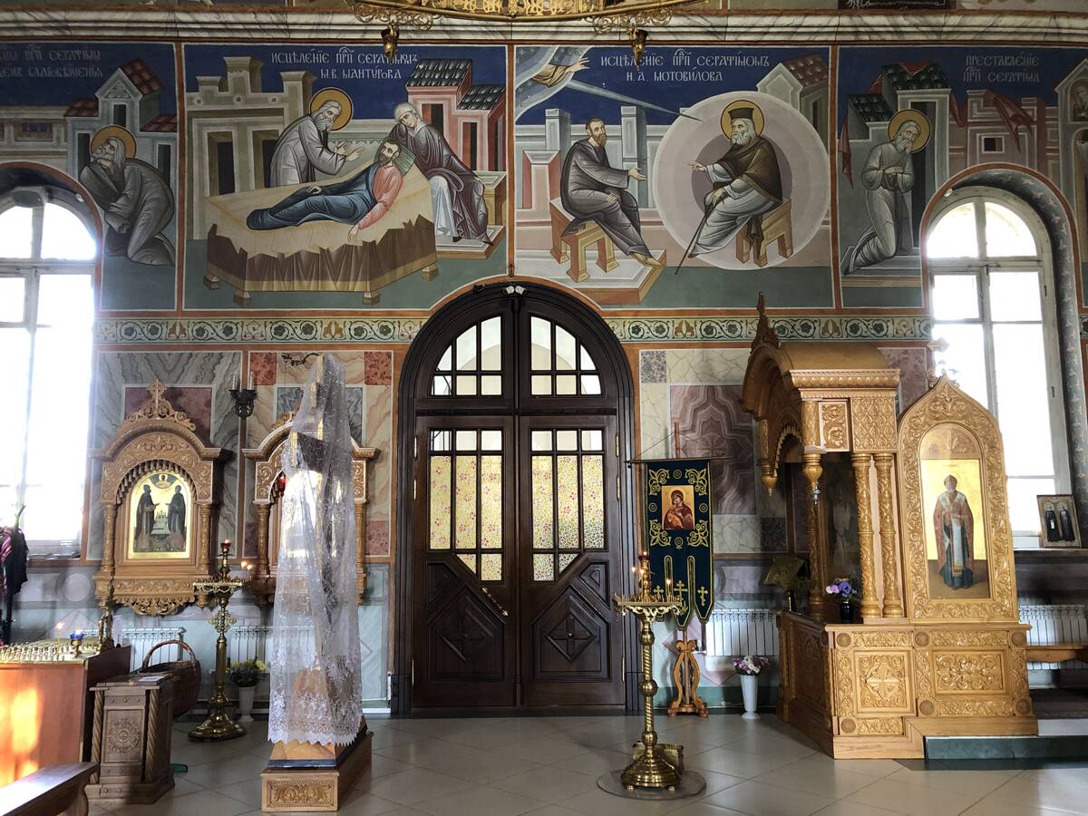 Церковь Серафима Саровского, Александров (Александровский район, Владимирская область). интерьер и убранство, Северная часть Храма