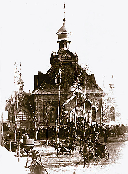 Церковь преп. Серафима Саровского, начало ХХ века., архивная фотография. Церковь Серафима Саровского, Александров (Александровский район, Владимирская область)