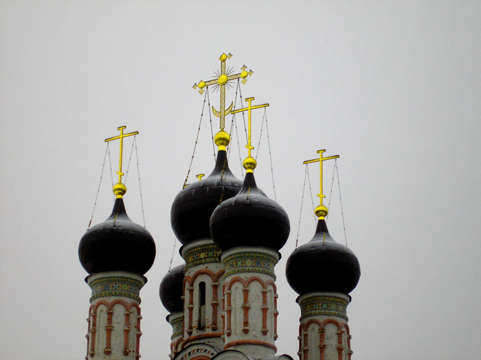 Можайский. Церковь Спаса Нерукотворного Образа на Сетуни при Кунцевском кладбище. архитектурные детали, Церковь Спаса Нерукотворного Образа.Главы.