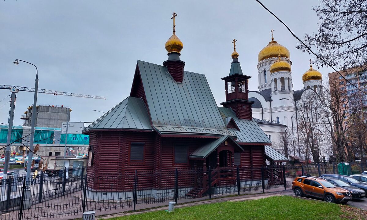 Церковь Иоанна Русского в Кунцеве (деревянная), Кунцево (Западный административный округ (ЗАО), г. Москва). фасады
