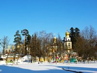 Церковь Преображения Господня в Переделкине, вид с запада<br>, Москва, Западный административный округ (ЗАО), г. Москва
