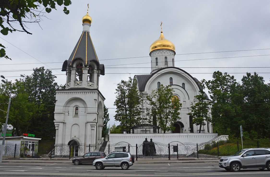 Котловка. Церковь Евфросинии Московской (новая). фасады