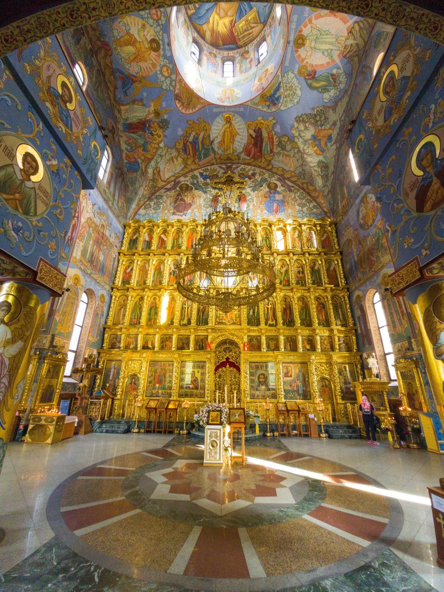 Церковь Евфросинии Московской (новая), Котловка (Юго-Западный административный округ (ЮЗАО), г. Москва). интерьер и убранство