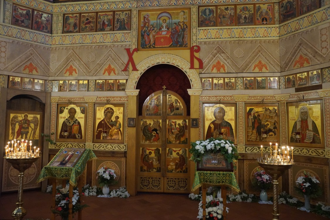Церковь Усекновения главы Иоанна Предтечи в Дьякове, Нагатинский затон (Южный административный округ (ЮАО), г. Москва). интерьер и убранство