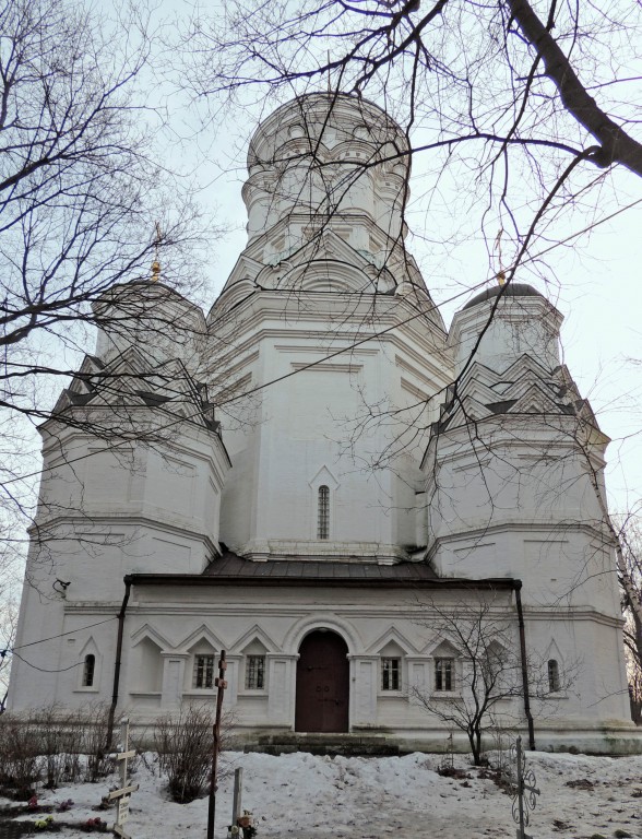 Церковь Усекновения главы Иоанна Предтечи в Дьякове, Нагатинский затон (Южный административный округ (ЮАО), г. Москва). фасады