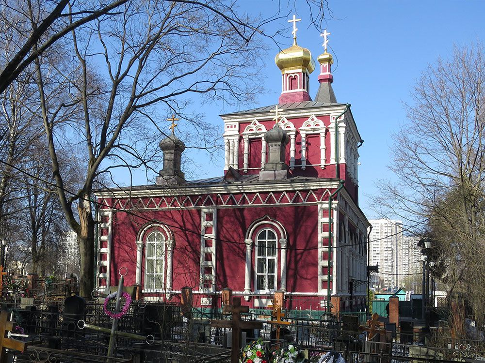 Церковь Параскевы Пятницы в Качалове, Северное Бутово (Юго-Западный административный округ (ЮЗАО), г. Москва). фасады