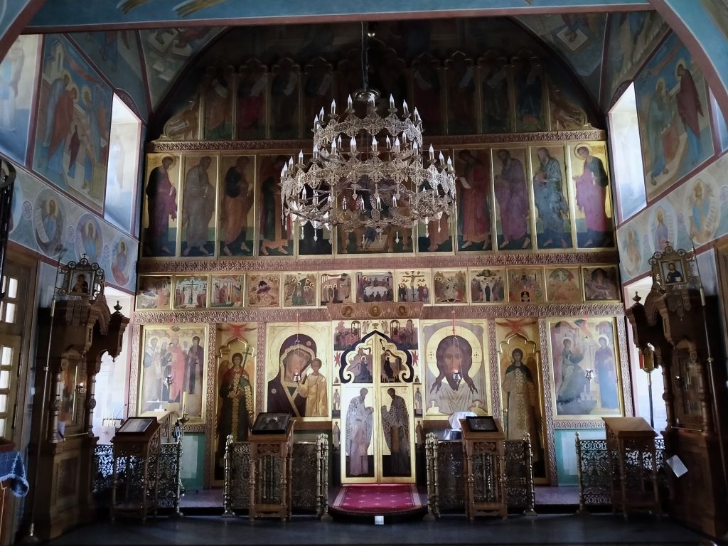 Церковь Благовещения Богородицы в селе Федосьине (Солнцеве), Ново-Переделкино (Западный административный округ (ЗАО), г. Москва). интерьер и убранство, главный иконостас