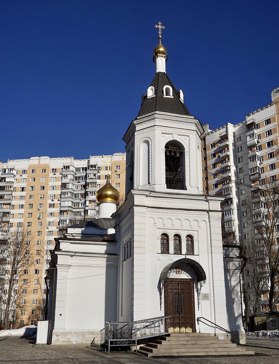 фасады. Церковь Благовещения Богородицы в селе Федосьине (Солнцеве), Ново-Переделкино (Западный административный округ (ЗАО), г. Москва)