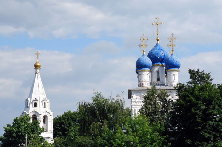 Нагатинский затон. Церковь Казанской иконы Божией Матери в Коломенском. дополнительная информация, Колокольня и завершение храма