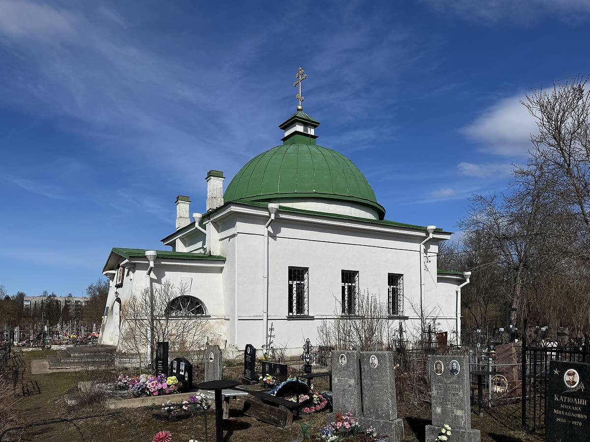 Вид с юга, фасады. Церковь Алексия, человека Божия, Старая Ладога (Волховский район, Ленинградская область)