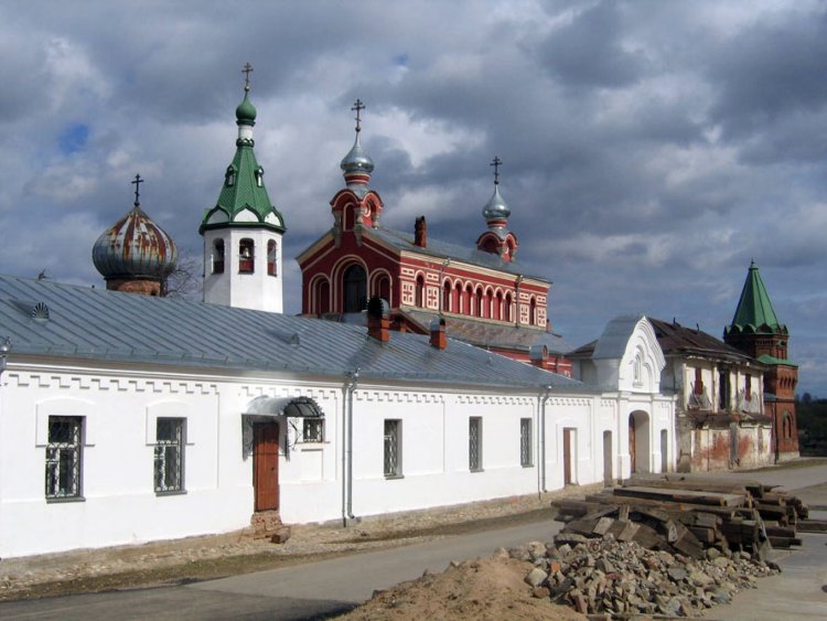 Старая Ладога. Никольский мужской монастырь. архитектурные детали