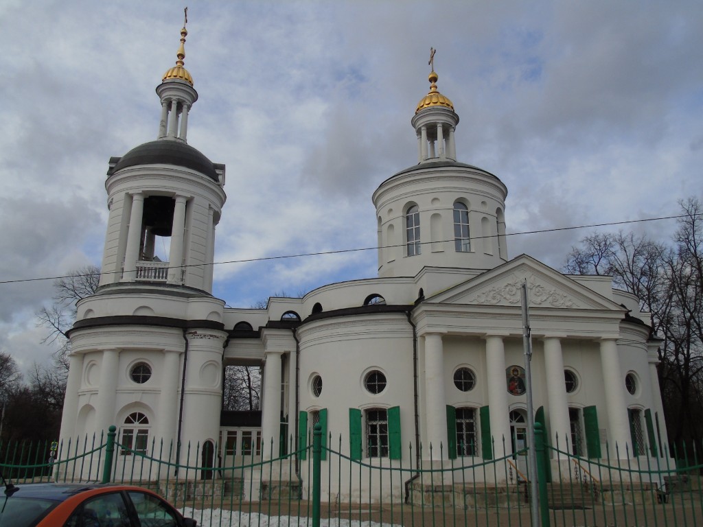 Церковь Влахернской иконы Божией Матери в Кузьминках, Кузьминки (Юго-Восточный административный округ (ЮВАО), г. Москва). фасады