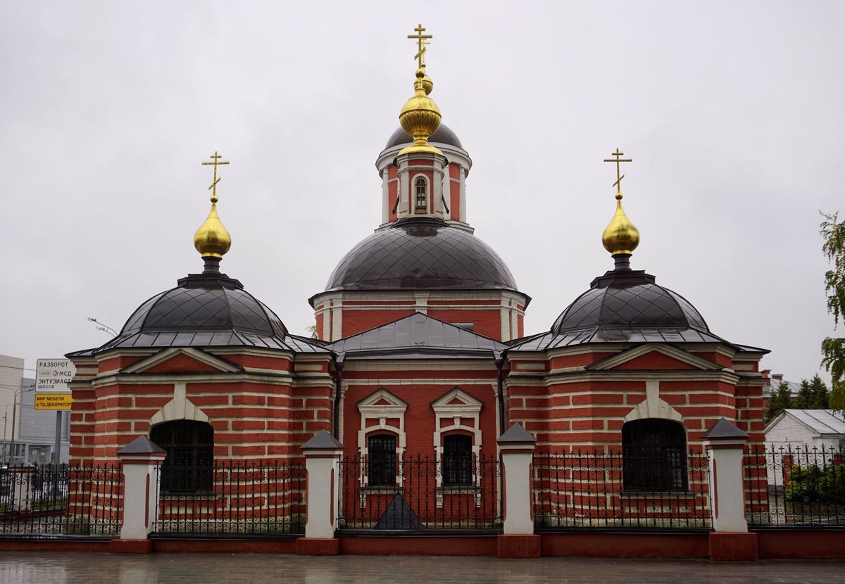 Троицы Живоначальной в Карачарове, Нижегородский (Юго-Восточный административный округ (ЮВАО), г. Москва). фасады