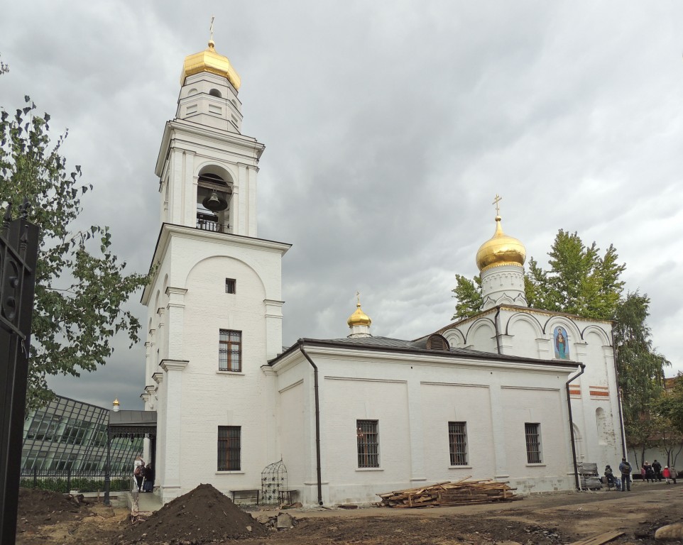 Церковь Рождества Пресвятой Богородицы в Старом Симонове, Даниловский (Южный административный округ (ЮАО), г. Москва). фасады, Вид с юга.