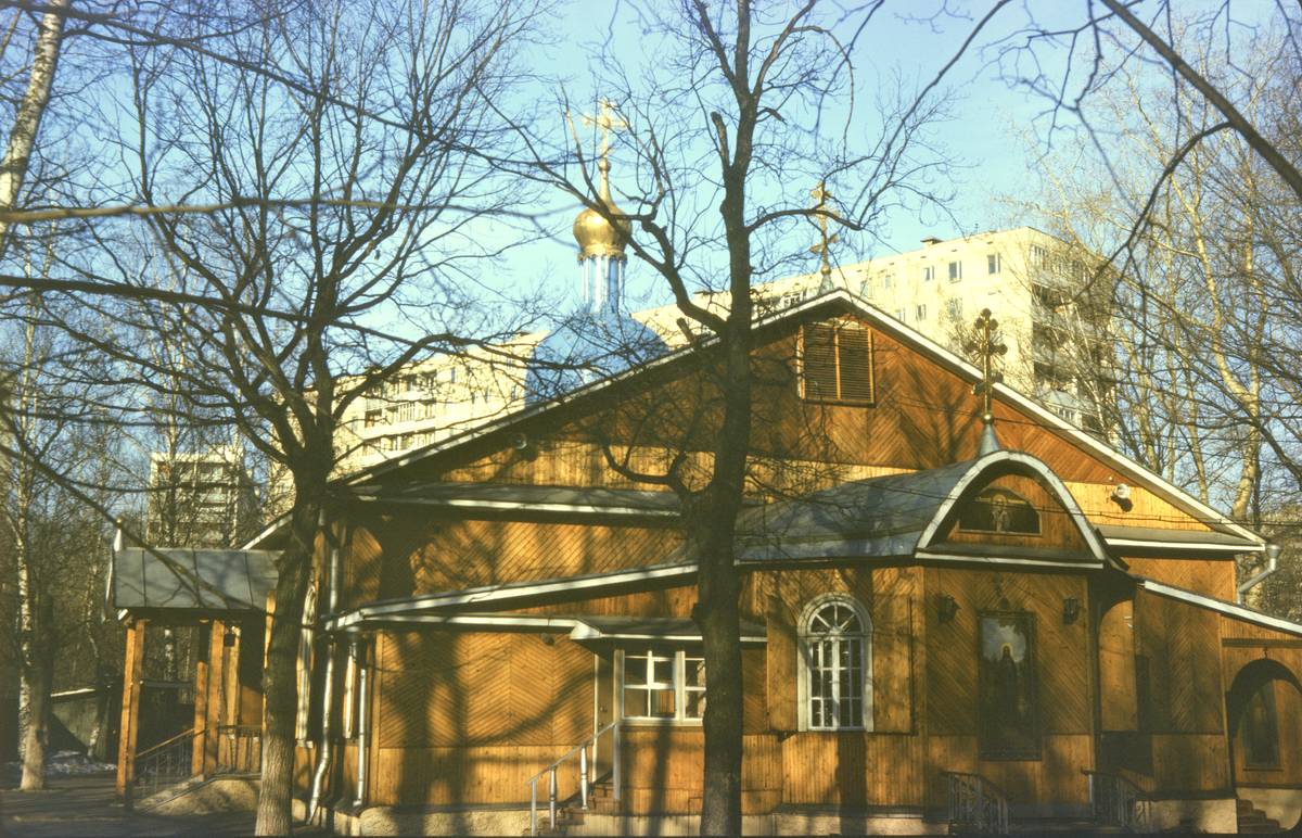 фасады. Церковь Николая Чудотворца в Западном Бирюлёве, Бирюлёво Западное (Южный административный округ (ЮАО), г. Москва)