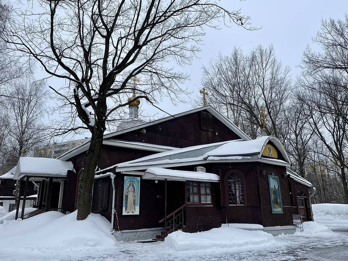 фасады. Церковь Николая Чудотворца в Западном Бирюлёве, Бирюлёво Западное (Южный административный округ (ЮАО), г. Москва)