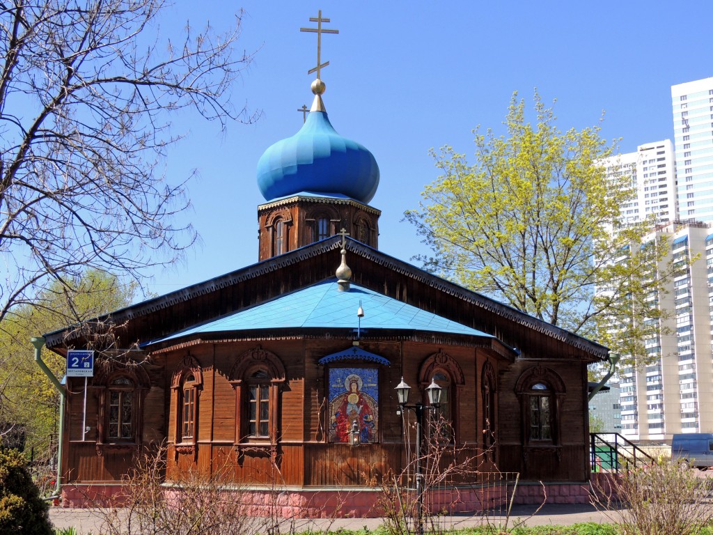Церковь Державной иконы Божией Матери в Чертанове (деревянная), Чертаново Северное (Южный административный округ (ЮАО), г. Москва). фасады