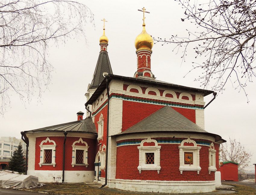 Москворечье-Сабурово. Церковь Николая Чудотворца в Сабурове. фасады