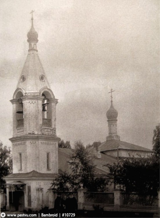 Церковь Николая Чудотворца в Сабурове, Москворечье-Сабурово (Южный административный округ (ЮАО), г. Москва). архивная фотография, фото с сайта pastvu.com
