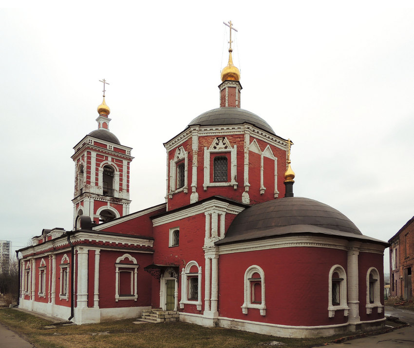 Чертаново Южное. Церковь Покрова Пресвятой Богородицы в Покровском на Городне. фасады