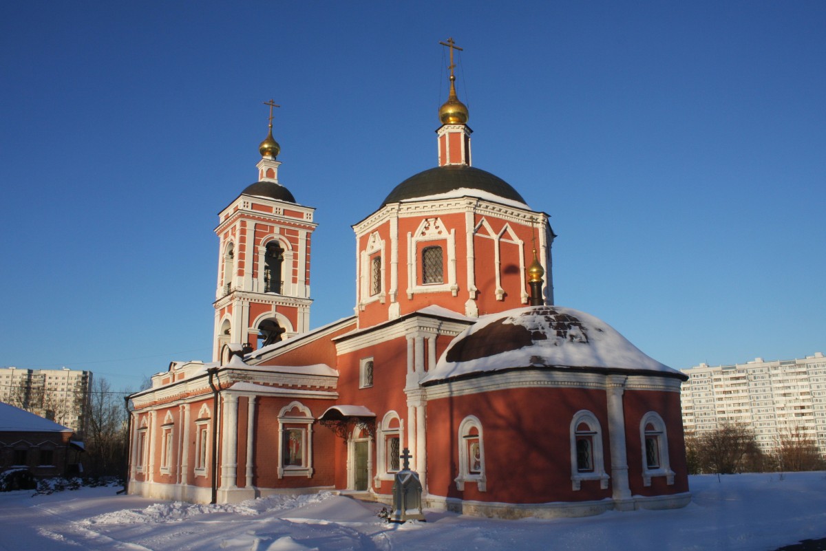 Церковь Покрова Пресвятой Богородицы в Покровском на Городне, Чертаново Южное (Южный административный округ (ЮАО), г. Москва). фасады