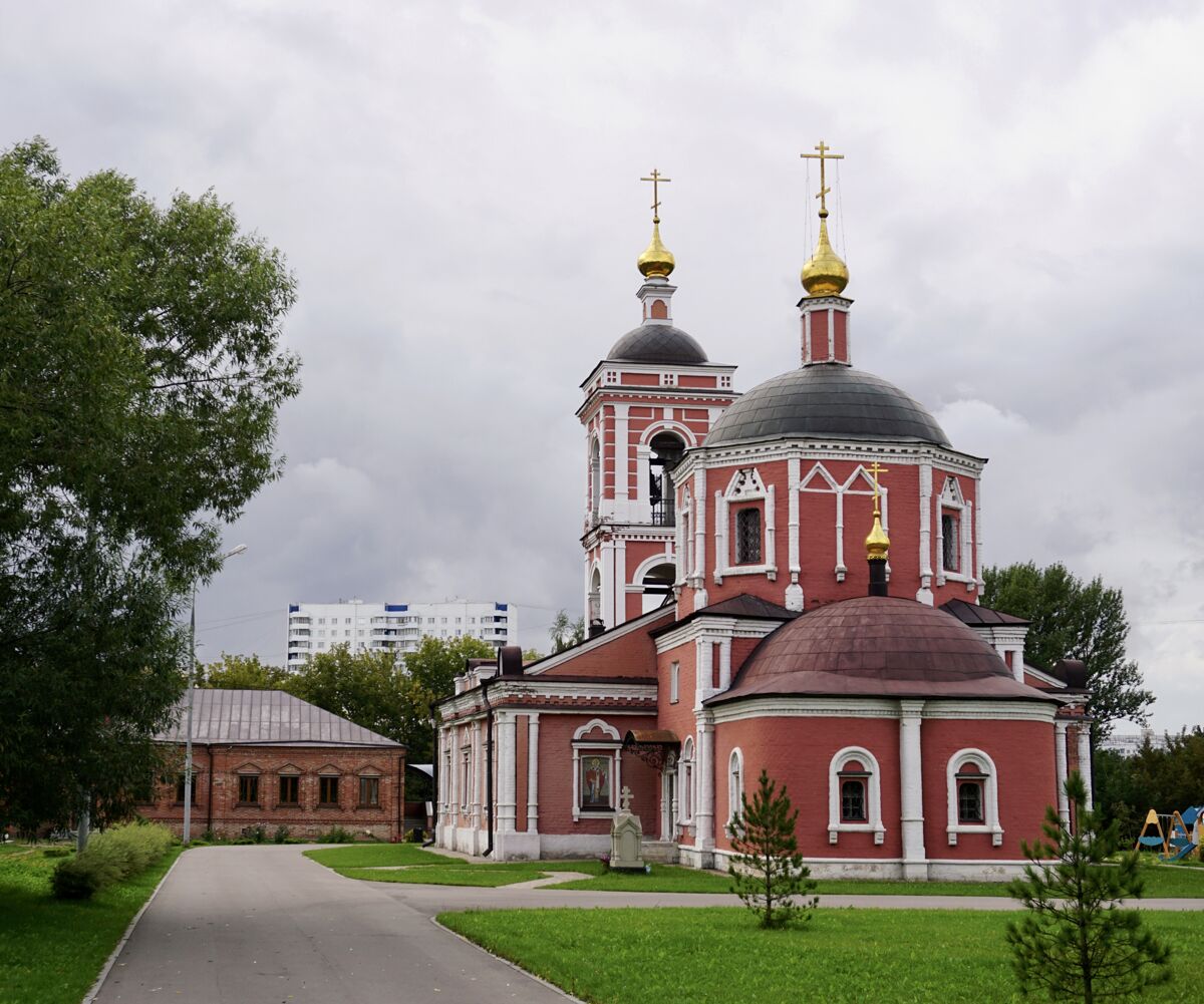 Церковь Покрова Пресвятой Богородицы в Покровском на Городне, Чертаново Южное (Южный административный округ (ЮАО), г. Москва). фасады