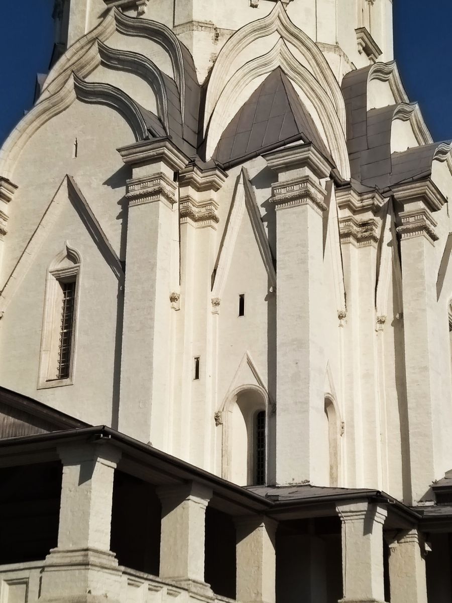 Нагатинский затон. Церковь Вознесения Господня в Коломенском. архитектурные детали