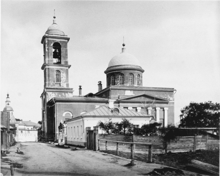 Даниловский. Церковь Воскресения Словущего в Даниловской слободе. архивная фотография, Альбом Найденова