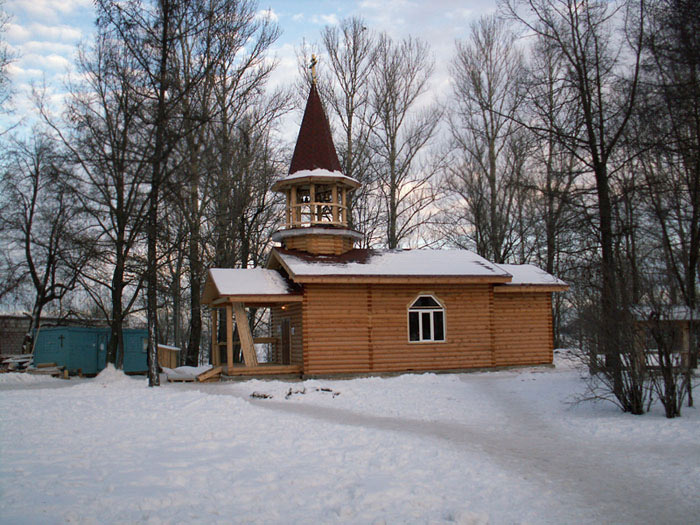 Невский район. Часовня-храм Покрова Пресвятой Богородицы. фасады, Вид с юга