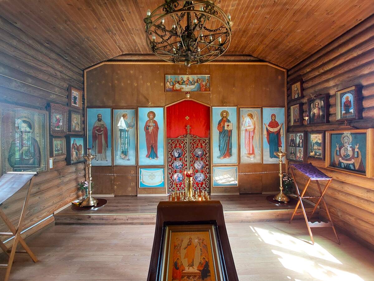 Храм-часовня Покрова Пресвятой Богородицы в Рыбацком, Невский район (Санкт-Петербург, г. Санкт-Петербург). интерьер и убранство