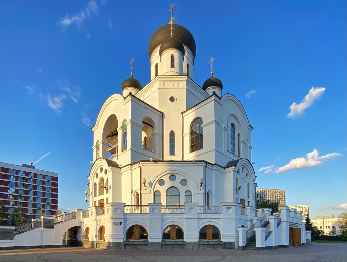 Мытищи. Церковь Рождества Христова. фасады, Вид с юго-запада