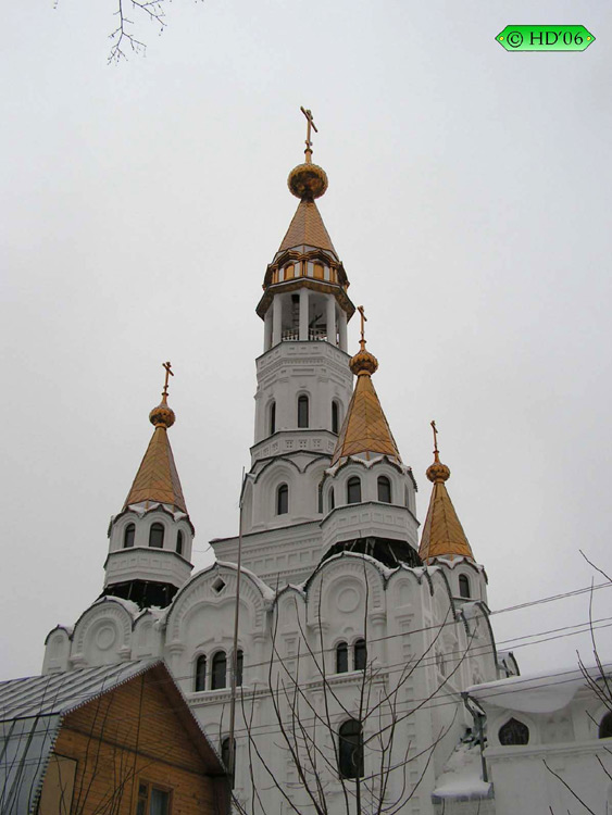Церковь Боголюбской иконы Божией Матери, Пушкино (Пушкинский район и гг. Ивантеевка, Королёв, Московская область). фасады